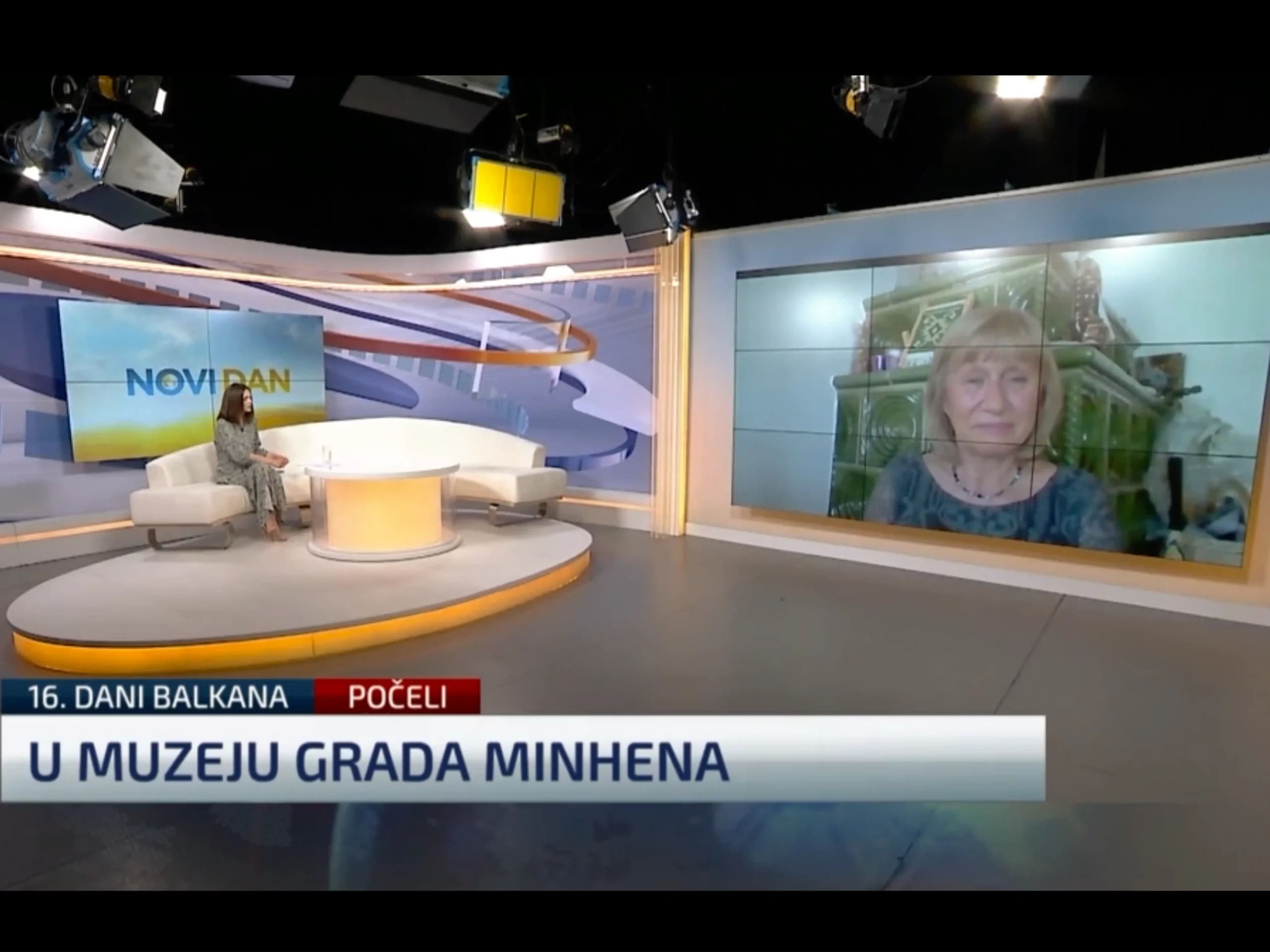 Interview beim Fernsehsender N1 BiH